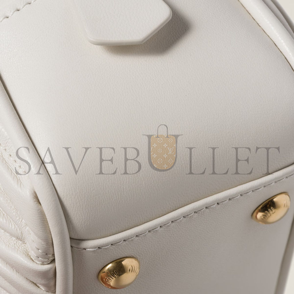 M1v M1v arcadie matelassÉ nappa leather bag 5bb142 (22*10.5*7.5cm)